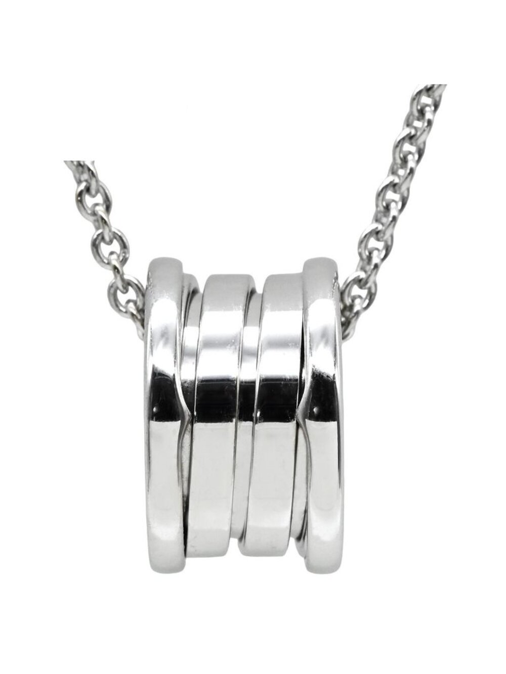 Bvlgari Necklace B.zero1 White Gold 18k Vintage Pendant
